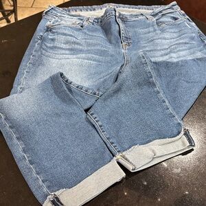 KUT Classic Blue Ankle Straight Leg Women's Jeans 20W